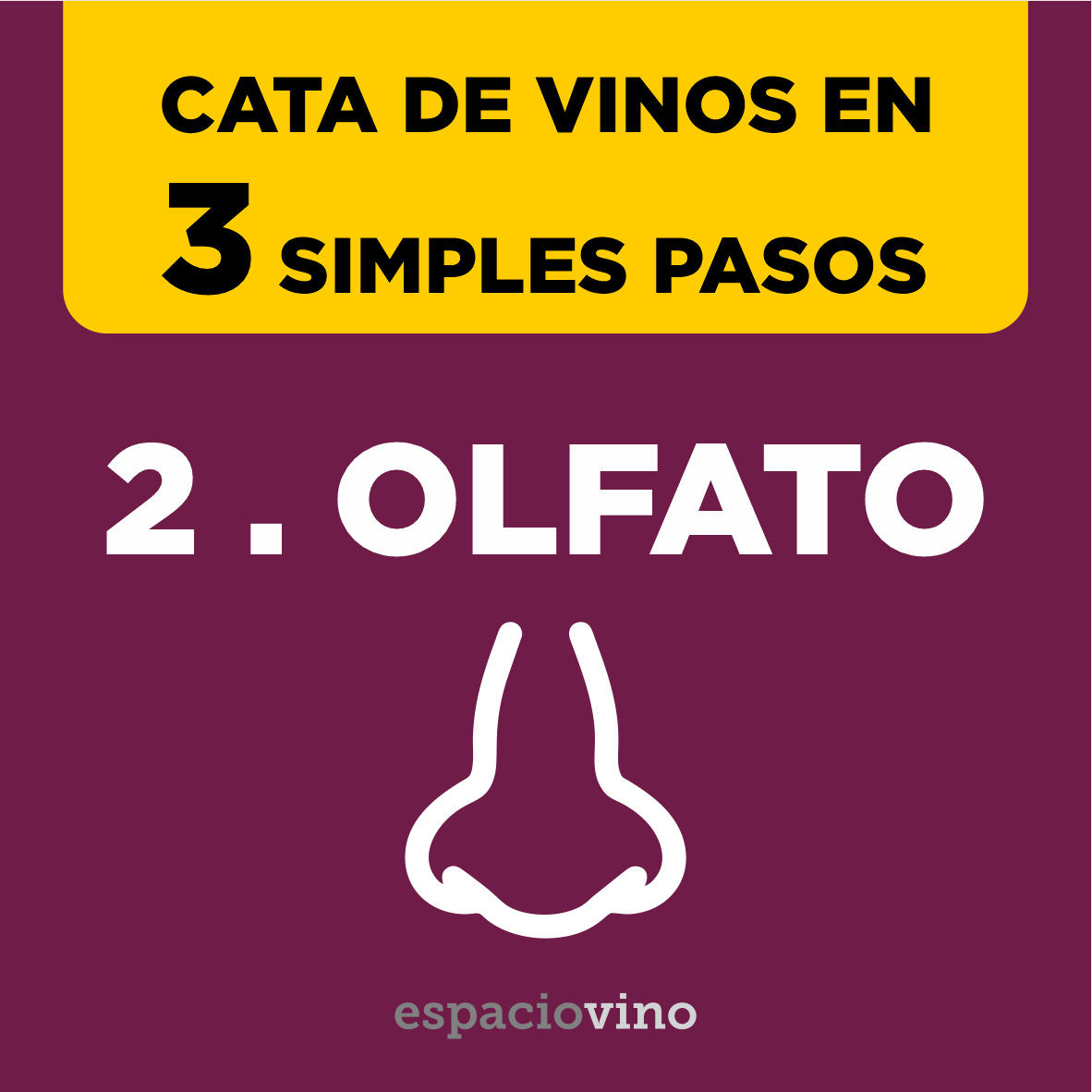 Como catar vino . Paso 2 - Olfato